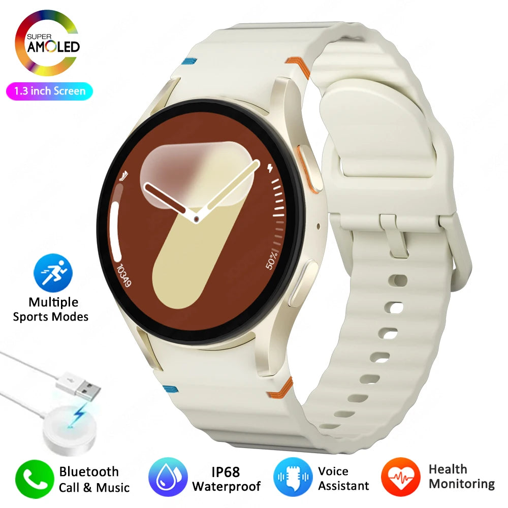 2025 New Smart Watch 7 Ultra NFC GPS Smart Watch Men Compass Sports Fitness Heart Rate BT Calling AMOLED HD Smartwatch Women