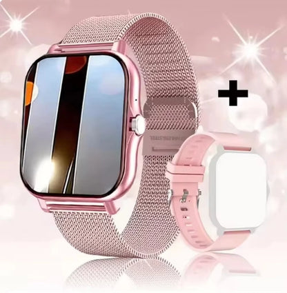 KaiAqua 2025 Smart Watch 2.01 Inch HD Display Answer Make Call Message Preview Sport Modes DIY Dial Weather Forecast Men Women
