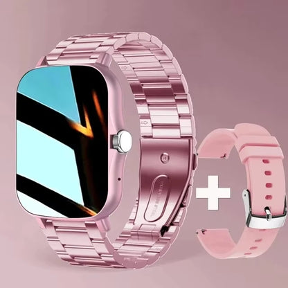 KaiAqua 2025 Smart Watch 2.01 Inch HD Display Answer Make Call Message Preview Sport Modes DIY Dial Weather Forecast Men Women