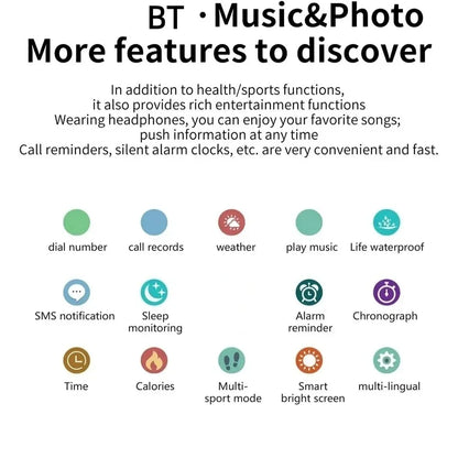 T168 Wireless Calling Smart Watch Make Answer Call Full Touch Sport Fitness SmartWatch For Women Men