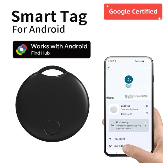 RSH Smart GPS Tracker for Android Google Certified Tag for Google's Find Hub App Global Locator for Xiaomi Overseas Samsung