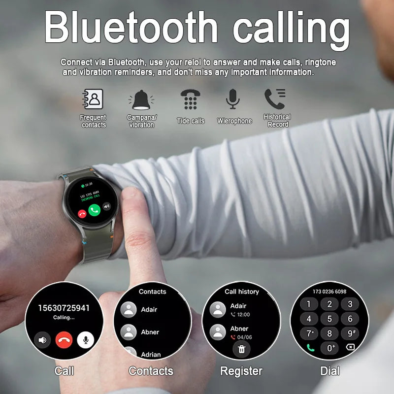 2025 New Smart Watch 7 Ultra NFC GPS Smart Watch Men Compass Sports Fitness Heart Rate BT Calling AMOLED HD Smartwatch Women